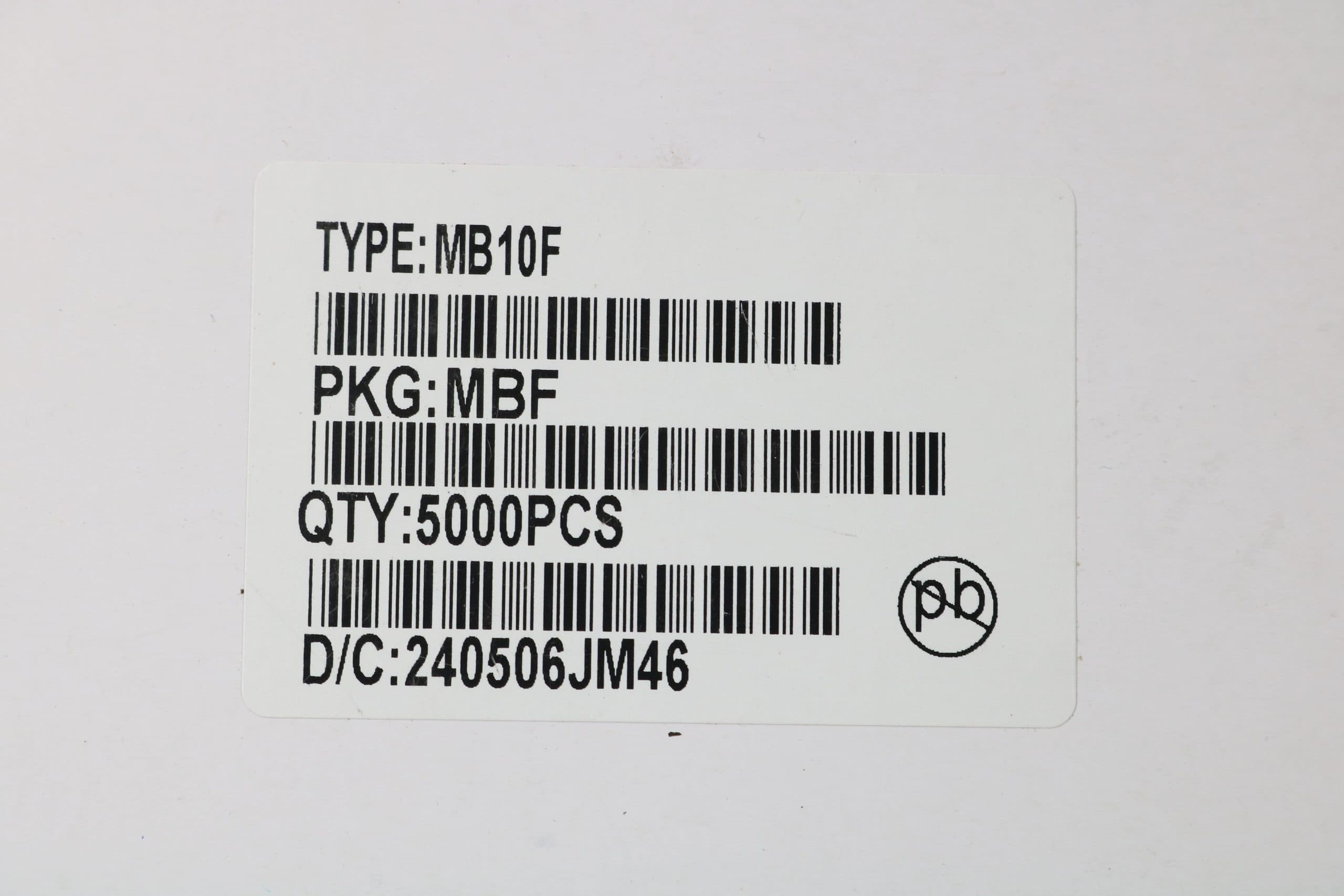 پل دیود MB10F پکیج SMD