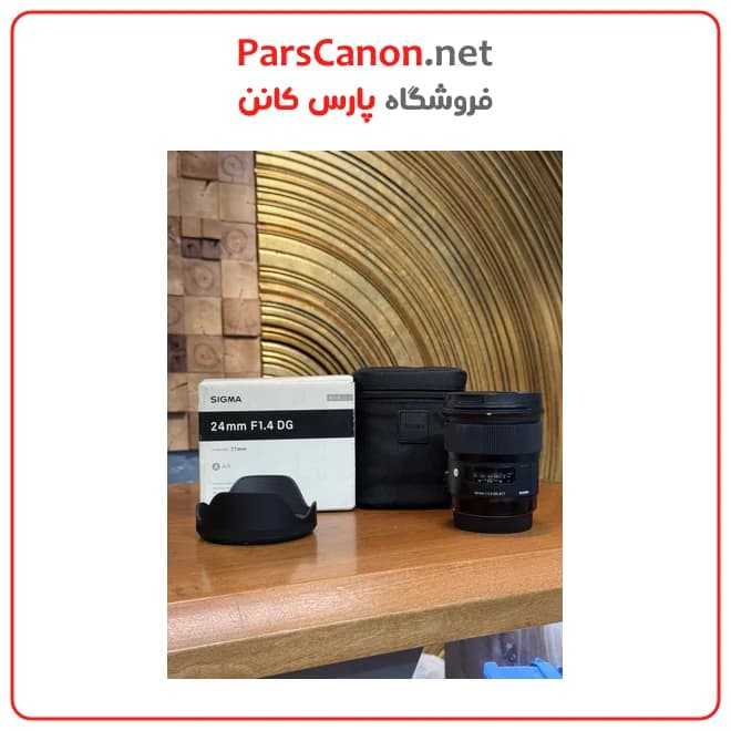 لنز سیگما مانت کانن دست دوم مدل Sigma 24mm f/1.4 DG HSM Art Lens for Canon EF — تصویر ۲