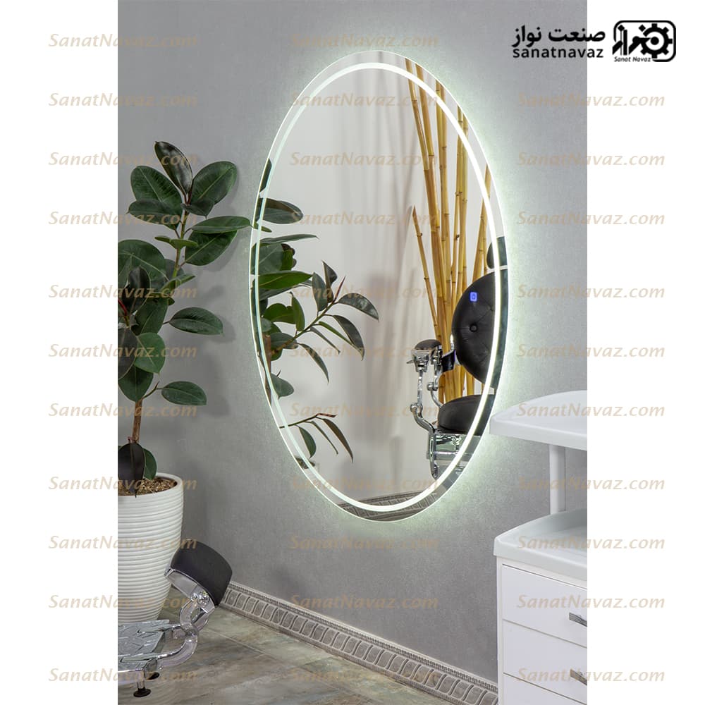 آینه بک لایت آرایشگاه 9036 صنعت نواز