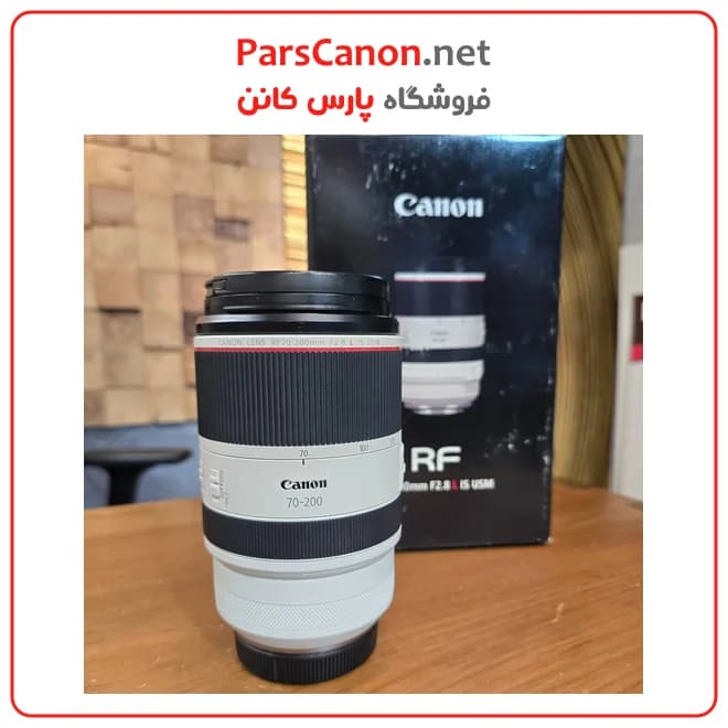 لنز کانن سری ار اف دست دوم مدل Canon RF 70-200mm f/2.8 L IS USM Z Lens (White Canon RF)