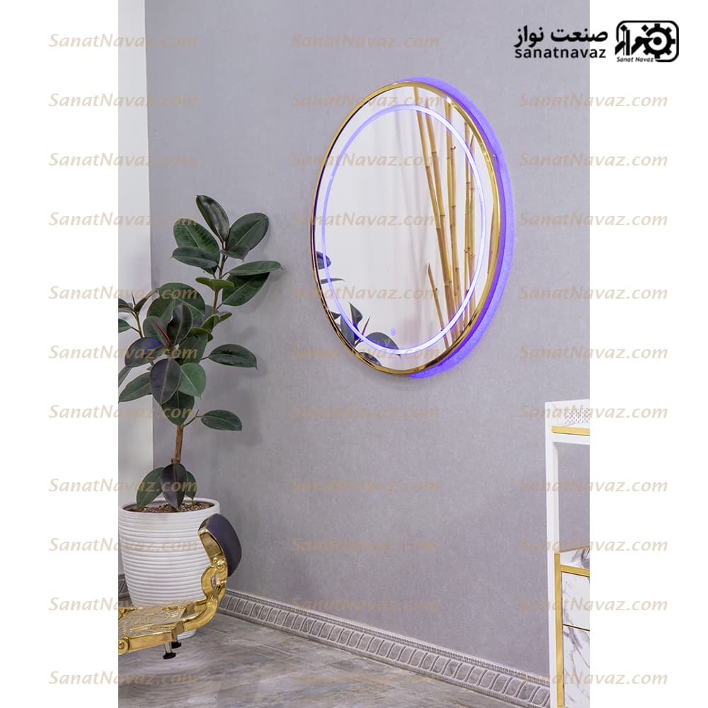 آینه چراغ دار آرایشگاه 9040 صنعت نواز