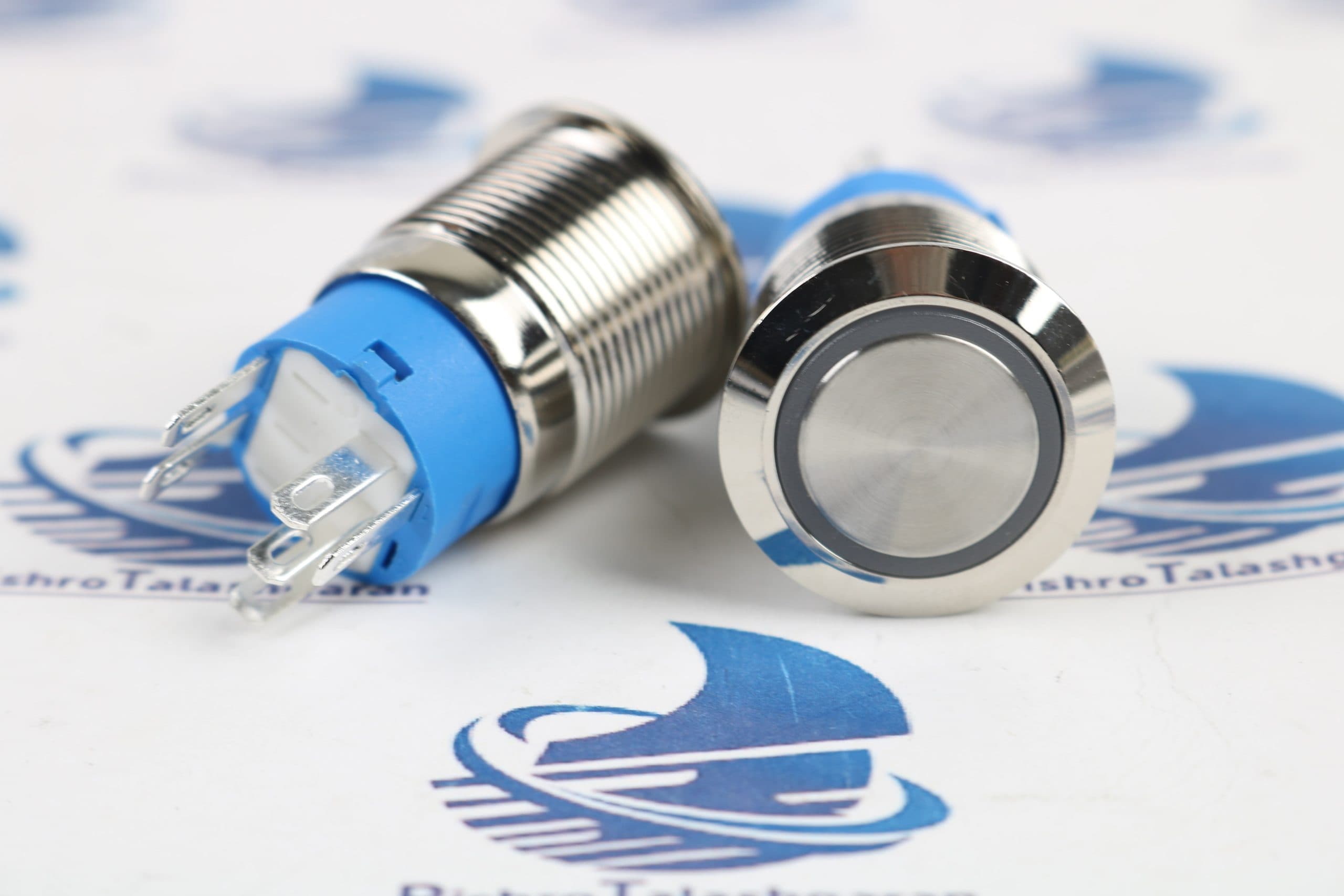 کلید شستی LED دار قطر 12V/24V – 19mm — تصویر ۹
