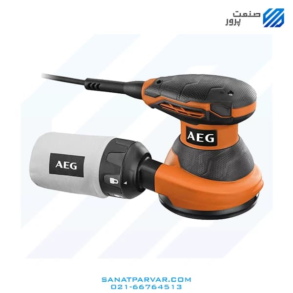 سنباده لرزان گرد 125 میلیمتری AEG مدل EX125ES — تصویر ۴