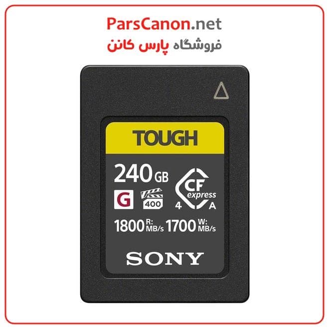 کارت حافظه سونی Sony 240GB CFexpress 4.0 Type A TOUGH Memory Card