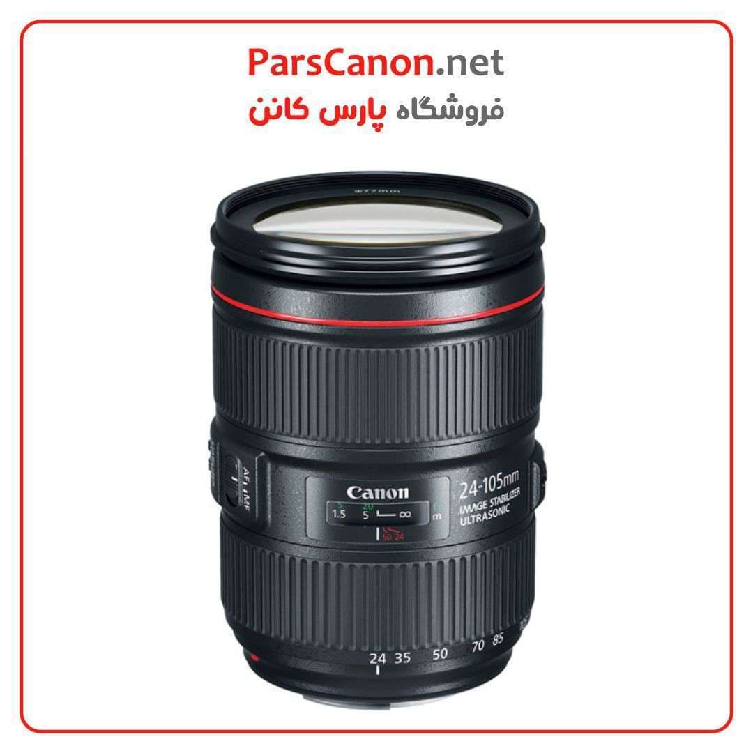 لنز کانن دست دوم مدل Canon EF 24-105mm f/4 L IS USM Lens stock