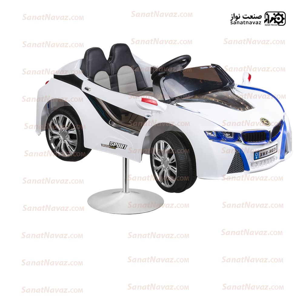 صندلی آرایشگاهی کودک ماشینی 6671G صنعت نواز