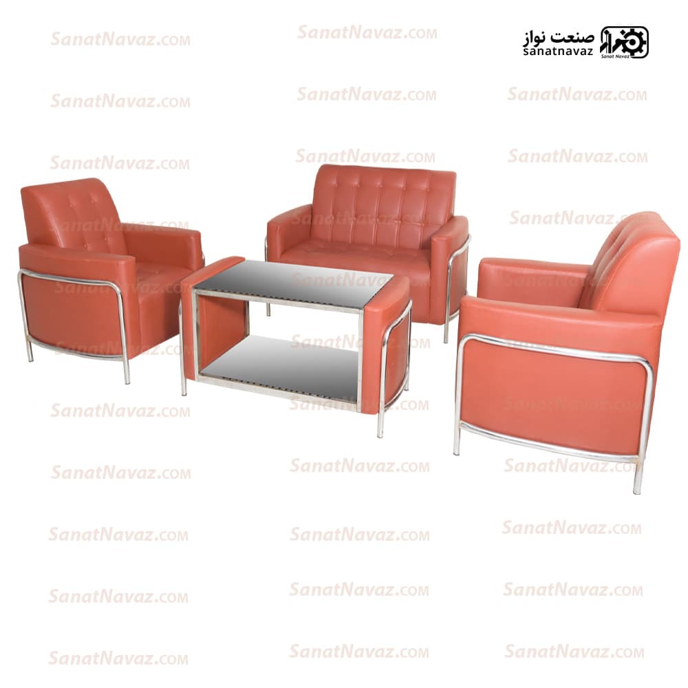 مبل انتظار آرایشگاهی صنعت نواز مدل 3417 — تصویر ۳