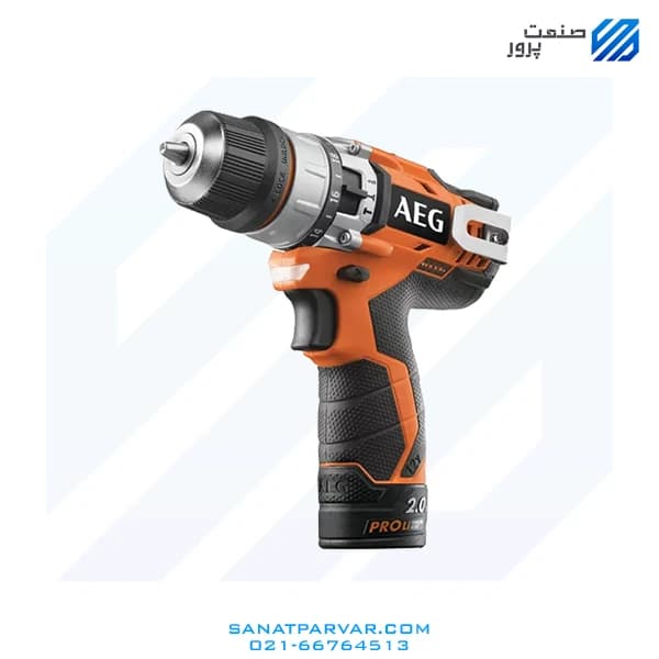 دریل شارژی چکشی 12 ولت AEG مدل BSB12C2LI- 0