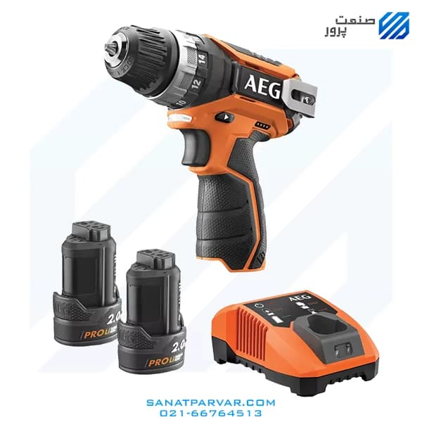 دریل شارژی 12 ولت AEG مدل BS12C2LI-202B — تصویر ۳