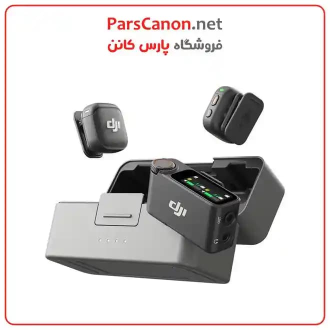 میکروفن بی‌سیم DJI Mic 3 دو کاربره مدل DJI Mic 3 2-Person Compact Wireless Microphone