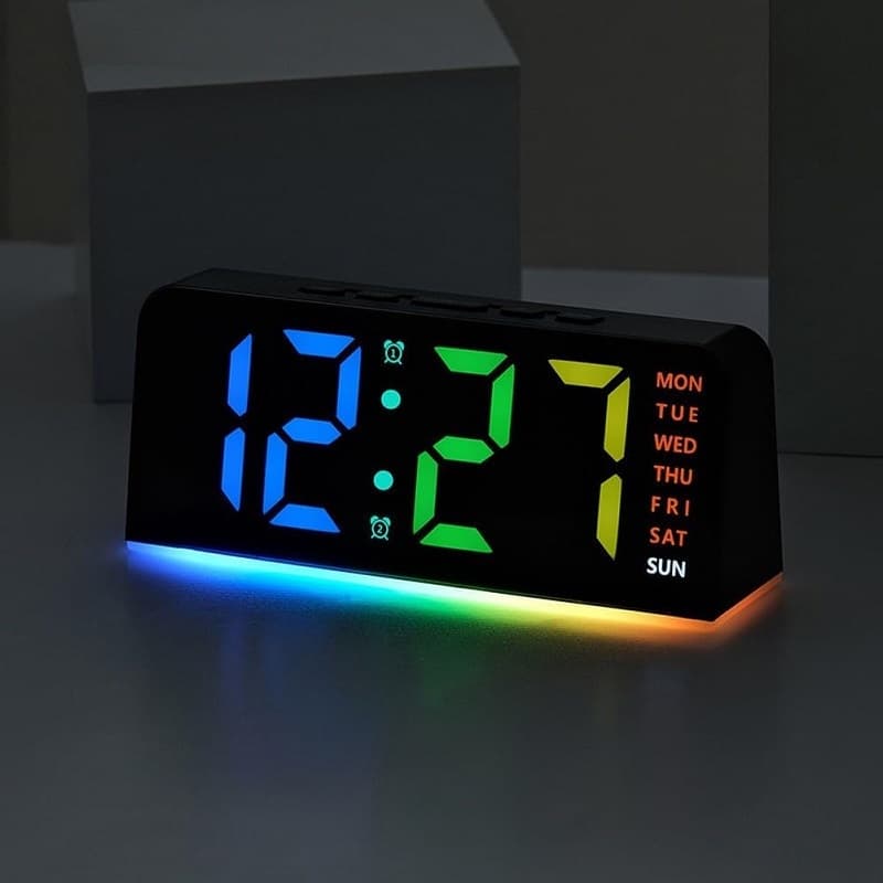 ساعت رومیزی دیجیتال مدل GH0739 RGB