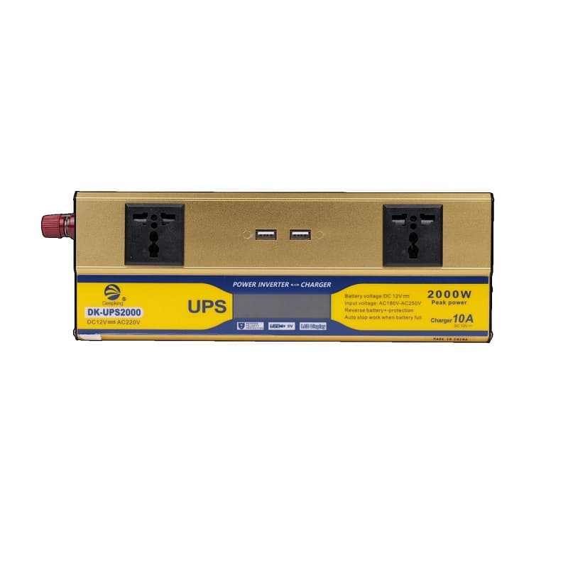 اینورتر شارژر 2000 وات با شارژر 10 آمپر مدل DK-UPS2000 — تصویر ۴