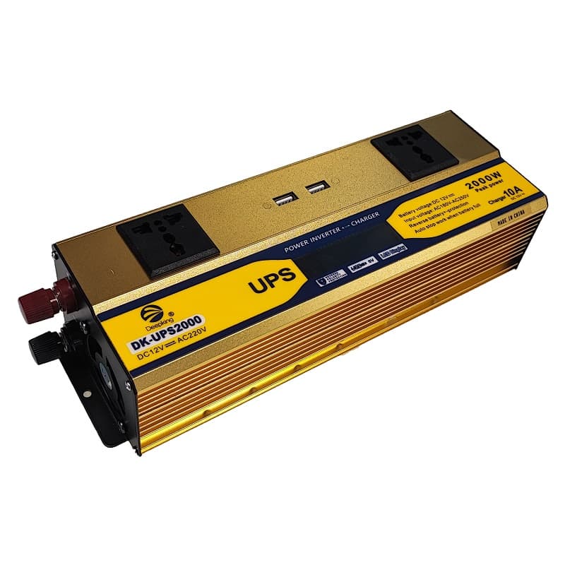 اینورتر شارژر 2000 وات با شارژر 10 آمپر مدل DK-UPS2000 — تصویر ۵