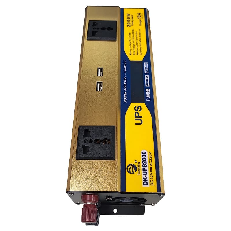 اینورتر شارژر 2000 وات با شارژر 10 آمپر مدل DK-UPS2000 — تصویر ۷