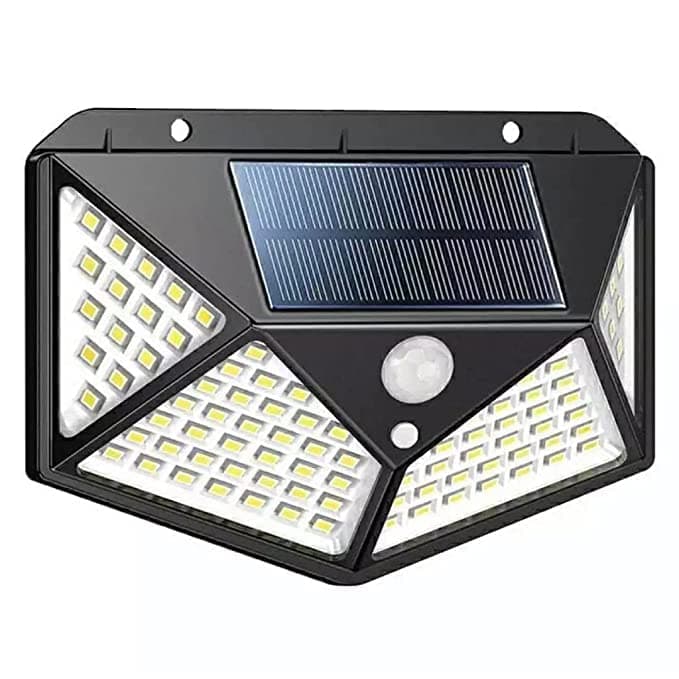 چراغ دیوارکوب خورشیدی سه حالته سنسوردار مدل BK-100 — تصویر ۱۰
