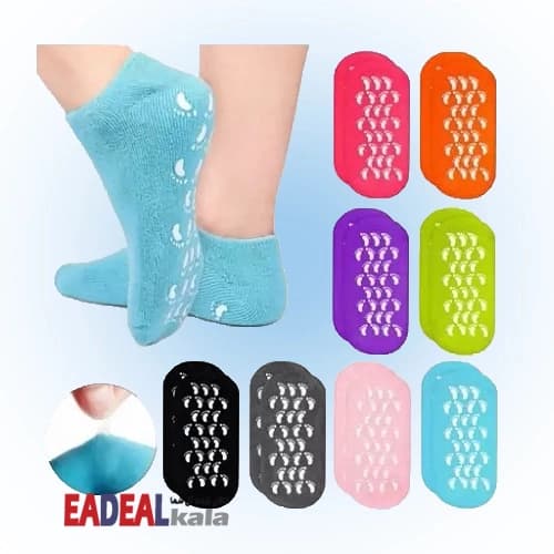 جوراب سیلیکونی مدل Spa Gel Socks — تصویر ۳