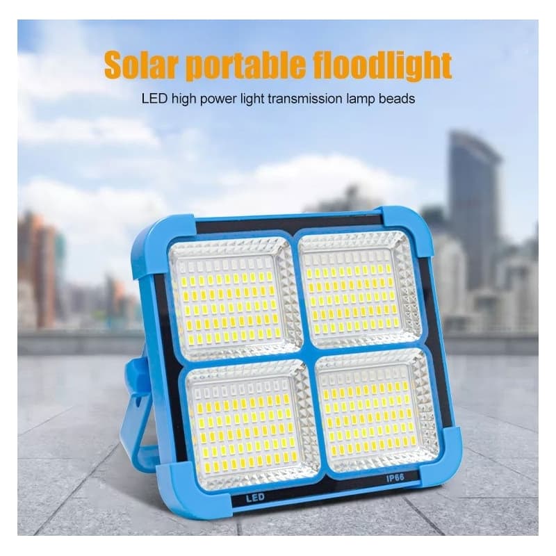 پروژکتور شارژی و خورشیدی 100 وات UXI مدل BL-911 — تصویر ۷