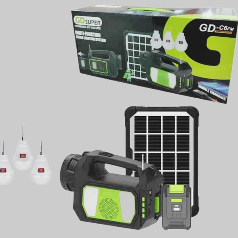 پکیج خورشیدی چندکاره GDSUPER مدل GD-C6FM — تصویر ۲