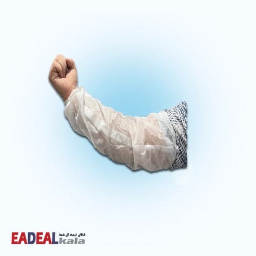 آستین یکبار مصرف سفید — تصویر ۲