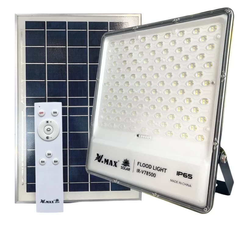 پروژکتور خورشیدی پنل جدا لنزدار 500 وات مدل IR-V78500