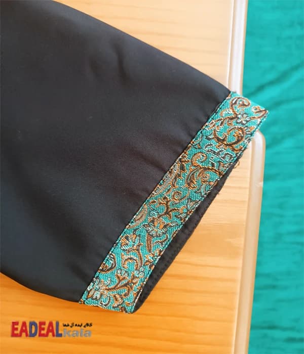 روپوش رستورانی کیمیا مدل سروش مشکی — تصویر ۵