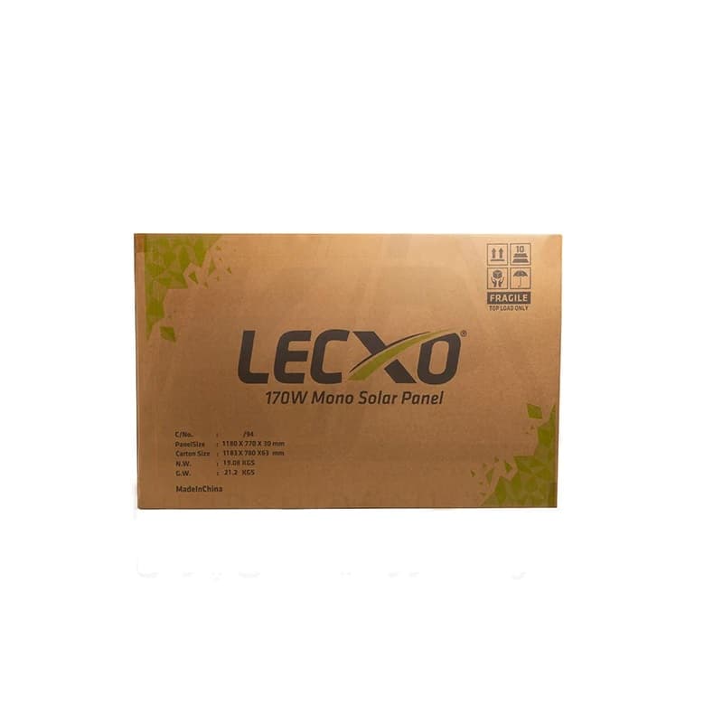 پنل خورشیدی 170 وات مونو کریستال لکسو LECXO — تصویر ۴