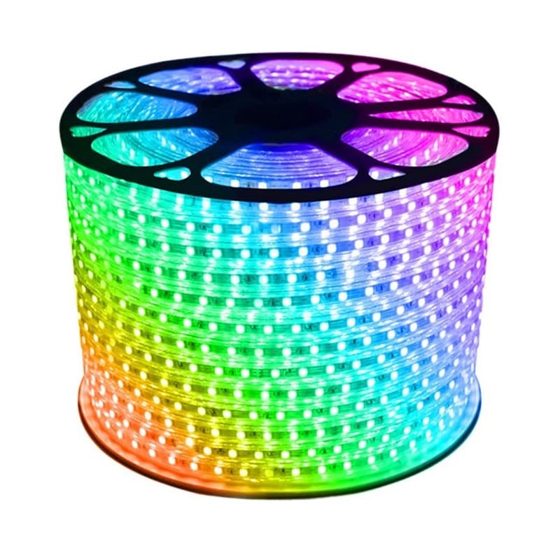 ریسه شلنگی هفت رنگ RGB ده متری 220 ولت — تصویر ۲