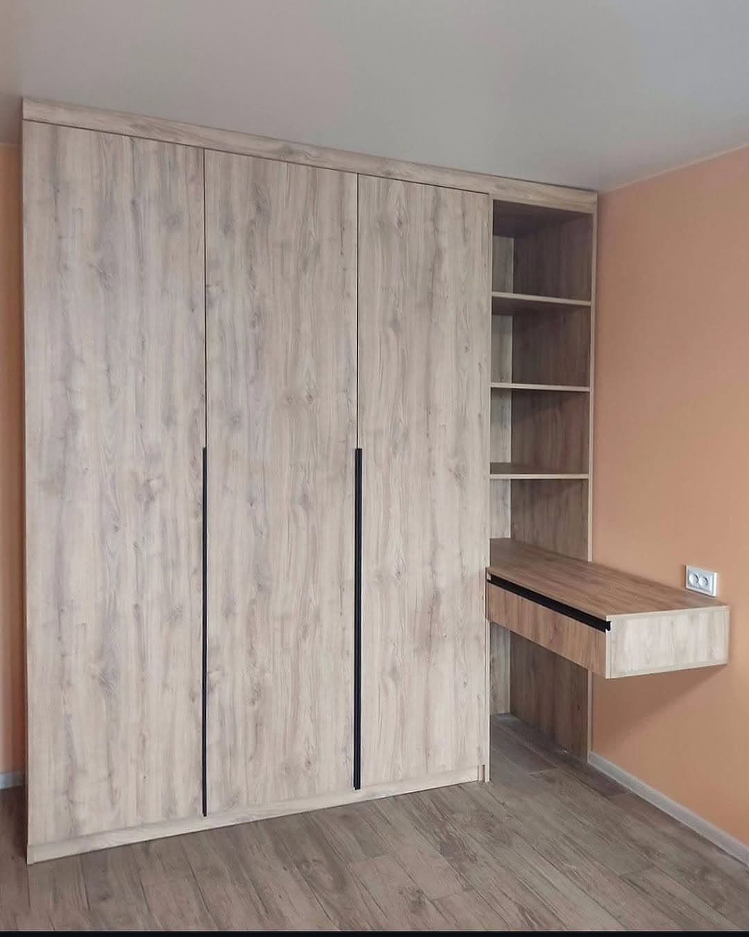 ست کمد، میز تحریر و کتابخانه MDF