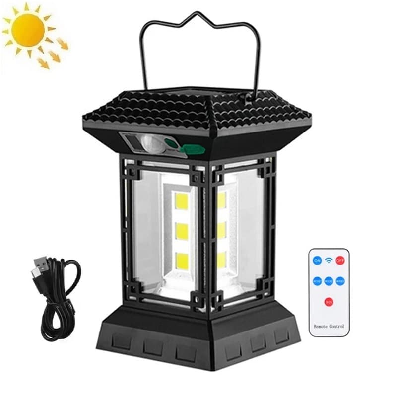 چراغ دیوارکوب شارژی و خورشیدی COB مدل CL-T60 — تصویر ۲