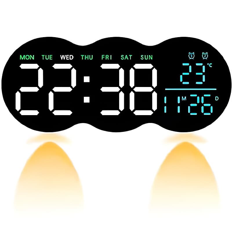ساعت دیواری دیجیتال LED چندکاره مدل YX-2808
