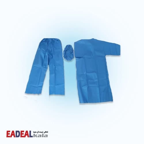 ست لباس بیمار زنانه یکبار مصرف کد 8514800 — تصویر ۲