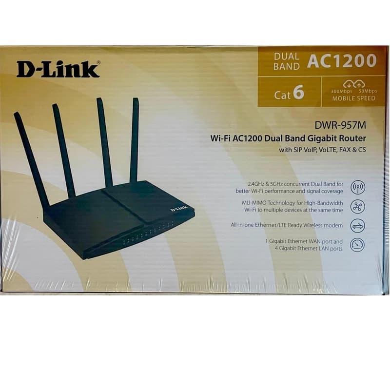 مودم روتر بی سیم 4G LTE دی-لینک مدل DWR-957M — تصویر ۴