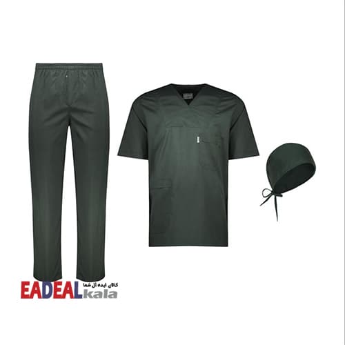 ست اسکراب سبز مردانه خضرا کد 38024