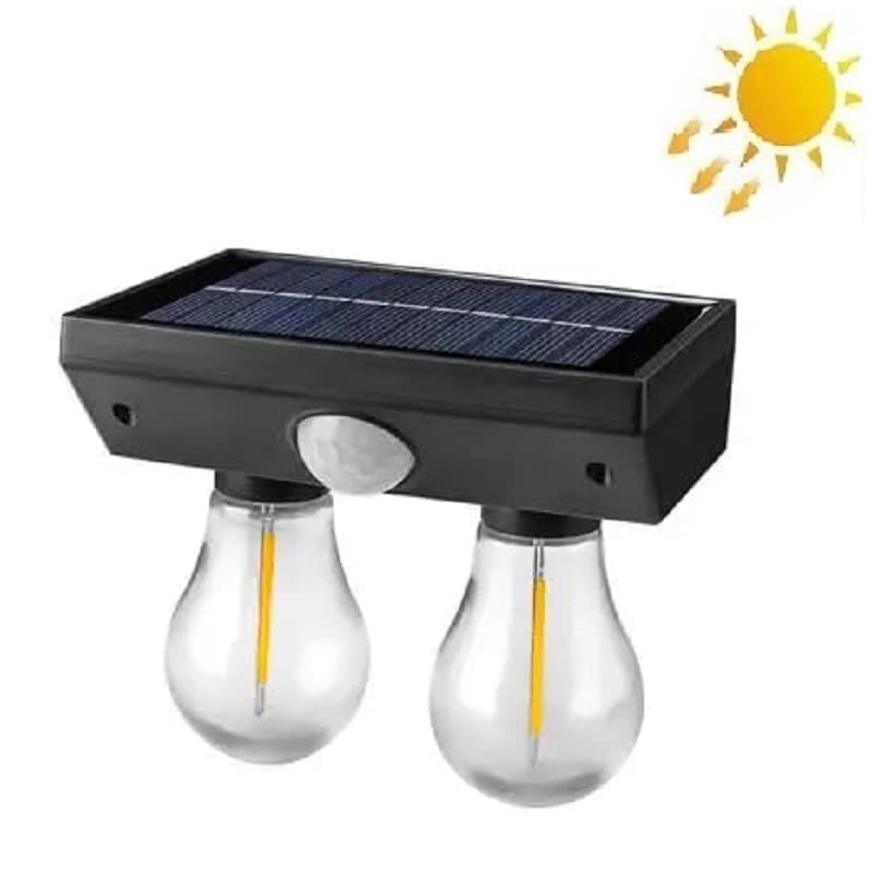 چراغ دیوارکوب خورشیدی دو لامپ مدل YT-819(2W) — تصویر ۲