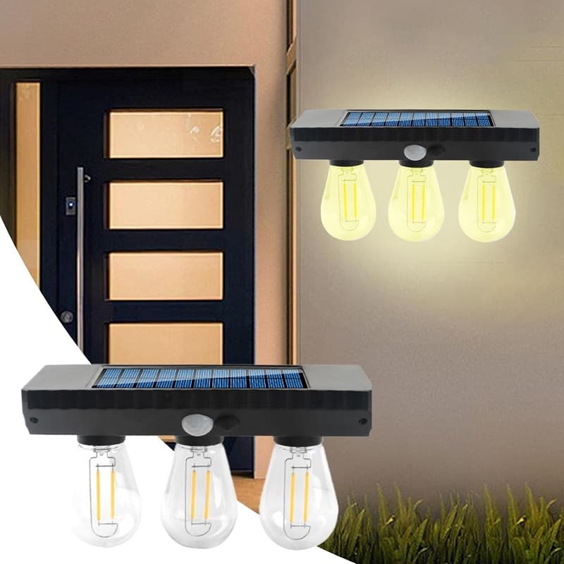 چراغ دیوارکوب خورشیدی سه لامپ مدل YT-819(3W) — تصویر ۷