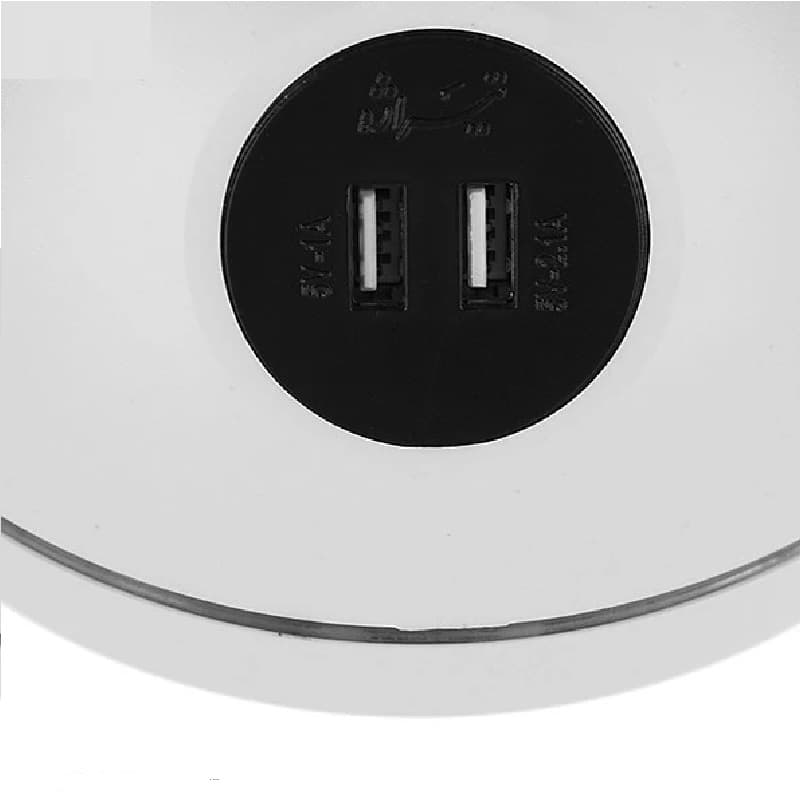 چند راهی برق با شارژر USB و چراغ خواب تیراژه مدل ونوس — تصویر ۸