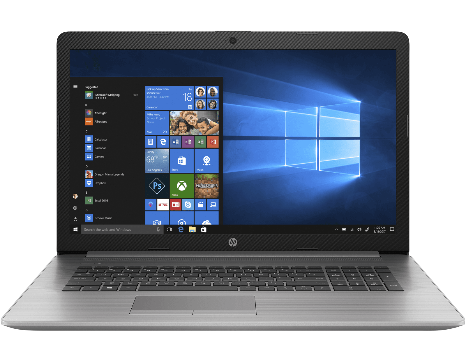 استوک Hp 470 g7 core i7 10th /16 /512 2gb