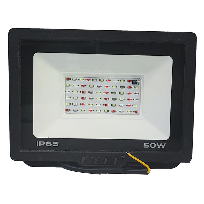 پروژکتور 50 وات RGB رقص نور هفت رنگ ریموت دار با گارانتی — تصویر ۱۱