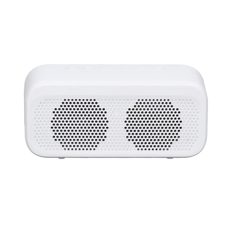 ساعت رومیزی دیجیتالی اسپیکر دار سفید مدل BT518 — تصویر ۸