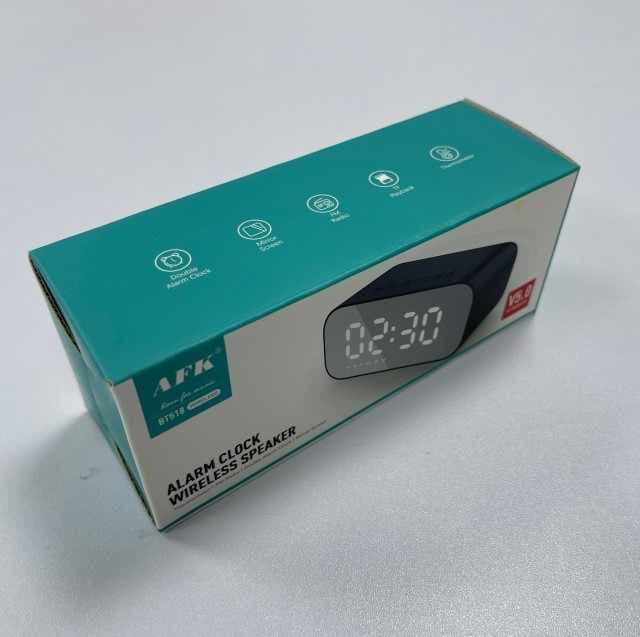 ساعت رومیزی دیجیتالی اسپیکر دار سفید مدل BT518 — تصویر ۱۲