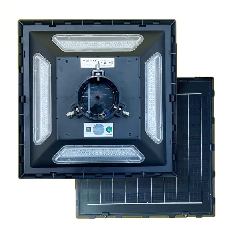 چراغ پارکی خورشیدی 300 وات مربع ویمکس مدل V-SLT28-300-W
