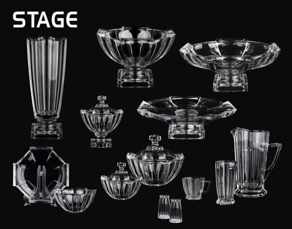 سرویس پذیرایی بلور و کریستال مدل استیج STAGE