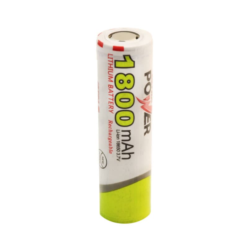 باتری لیتیوم یون 3.7v سایز 18650نوکدار 1800mAh مارک ULTRA POWER — تصویر ۸