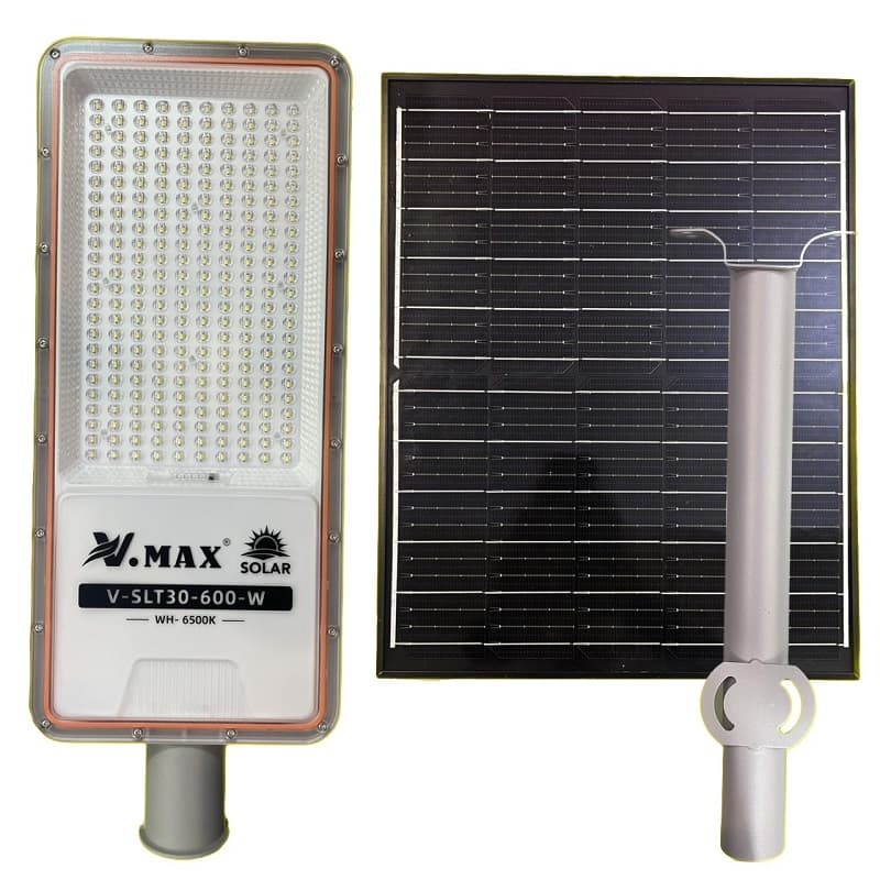 پروژکتور خورشیدی خیابانی 600 وات پنل جدا مدل V-slt30-600