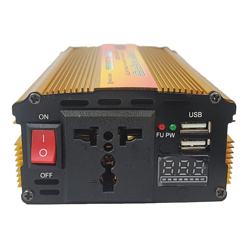اینورتر مبدل برق خودرو 800 وات نمایشگردار Power Inverter — تصویر ۳