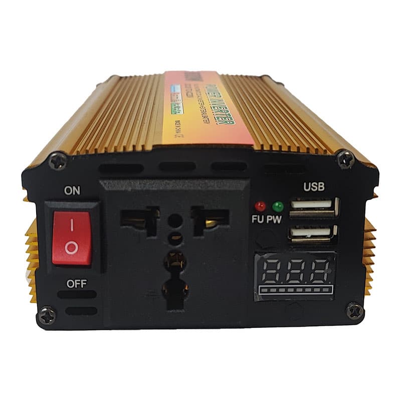 اینورتر مبدل برق خودرو 800 وات نمایشگردار Power Inverter — تصویر ۶