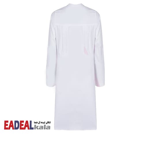 روپوش پزشکی خضرا مدل آوا کد 31400 — تصویر ۳