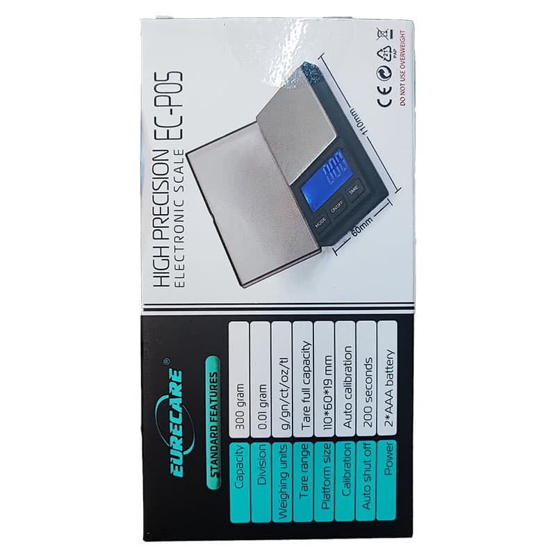 ترازو دیجیتال 300gr گرمی High Precision مدل EC-P05 — تصویر ۷