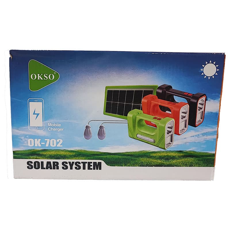سیستم روشنایی خورشیدی OKSO مدل OK-702 — تصویر ۶