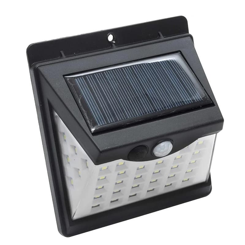 چراغ دیوارکوب خورشیدی سه جهته سنسوردار مدل t2866 — تصویر ۹
